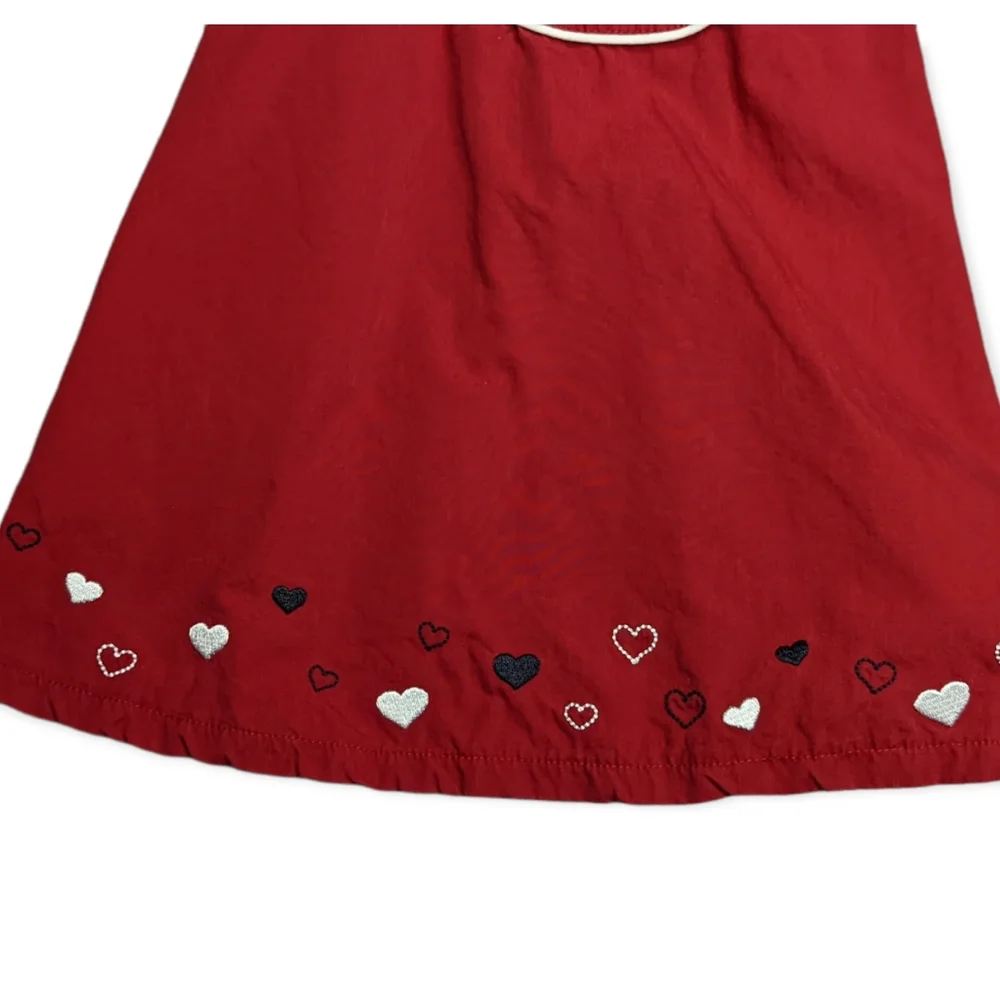 Gymboree Red Hearts Dress with Matching Bloomers Size 6-12 Months